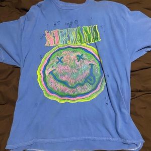 urban outfitters nirvana oversized t shirt